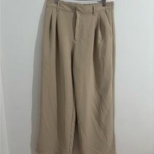 Gap High Waist Wide-Leg Crepe Trousers